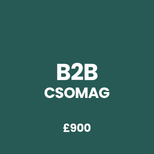 B2B CSOMAG (£900)